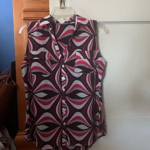 LIKE NEW New York & Company collared tank